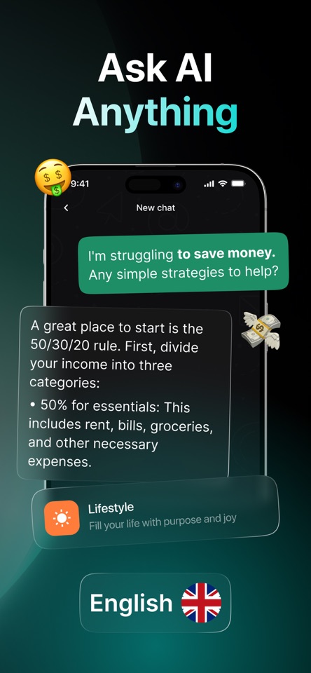 Chatbot AI screenshot — chat interface