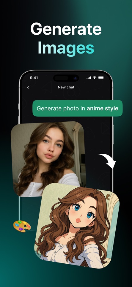Chatbot AI screenshot — AI capabilities