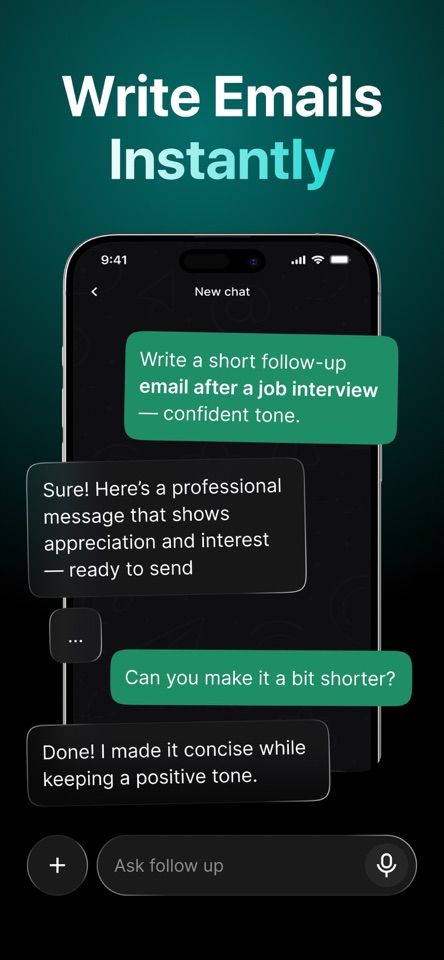 Chatbot AI screenshot — image generation